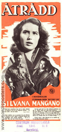 Il lupo della sila 1949 movie poster Silvana Mangano Amedeo Nazzari Jacques Sernas Duilio Coletti