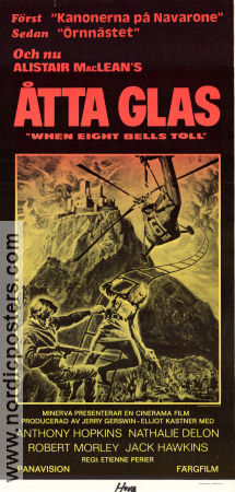 When Eight Bells Toll 1971 movie poster Anthony Hopkins Jack Hawkins Etienne Périer Writer: Alistair Maclean