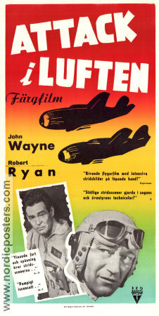 Flying Leathernecks 1951 movie poster John Wayne Robert Ryan Don Taylor Nicholas Ray Planes