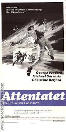 Attentatet 1972 poster George Peppard Michael Sarrazin Christine Belford Lamont Johnson