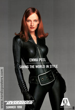 The Avengers 1998 movie poster Uma Thurman Find more: Emma Peel Ladies