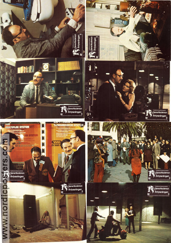 The Conversation 1974 lobby card set Gene Hackman John Cazale Allen Garfield Francis Ford Coppola