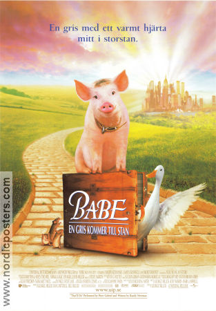 Babe: Pig in the City 1998 movie poster Magda Szubanski Mickey Rooney George Miller