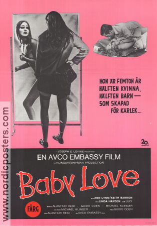 Baby Love 1969 movie poster Linda Hayden Diana Dors Alastair Reid