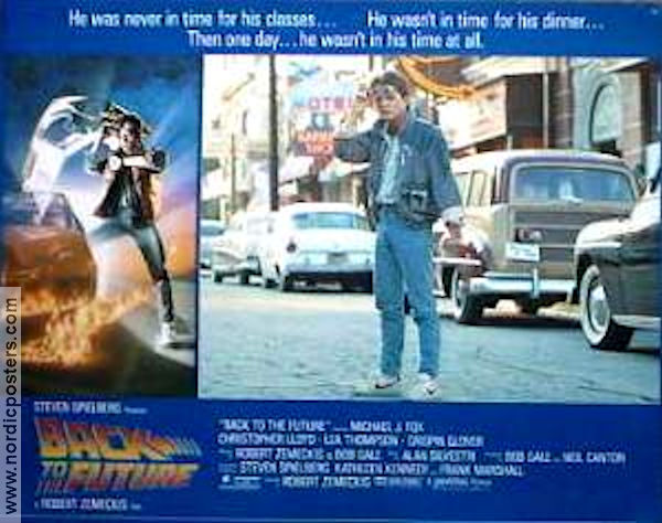 Back to the Future 1985 lobby card set Michael J Fox Christopher Lloyd Steven Spielberg