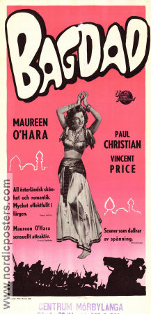 Bagdad 1949 poster Maureen O´Hara Charles Lamont
