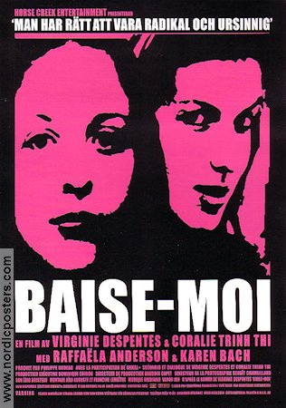 Baise-moi 2000 movie poster Raffaela Anderson Karen Lancaume Virginie Despentes
