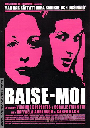 Baise-moi 2000 movie poster Raffaela Anderson Karen Lancaume Virginie Despentes