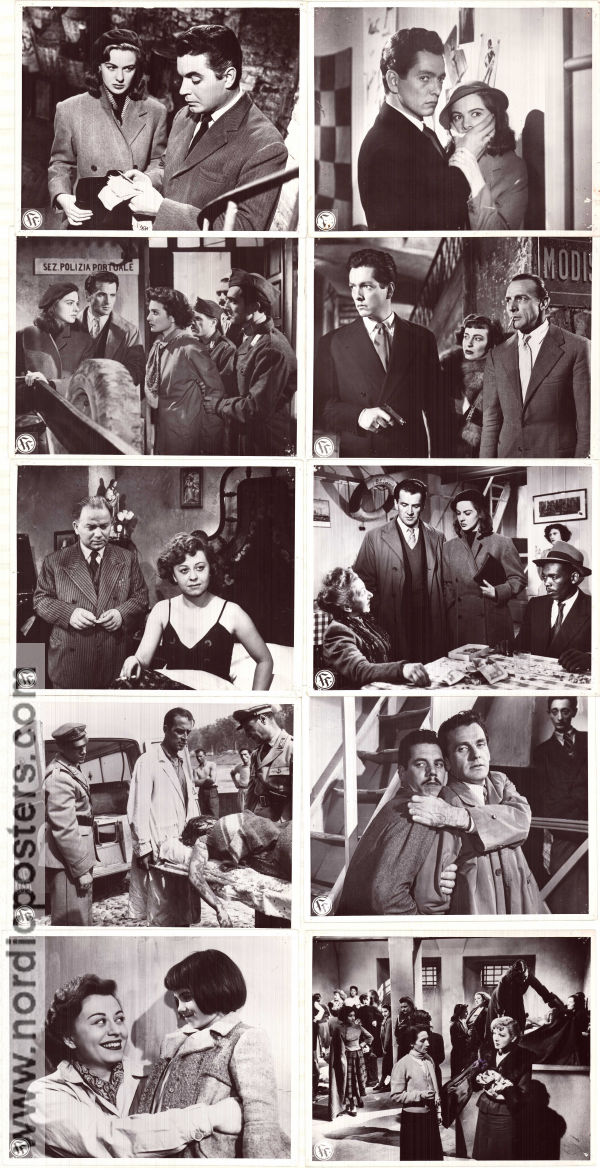 Persiane Chiuse 1951 lobby card set Massimo Girotti Eleonora Rossi Giulietta Masina Luigi Comencini