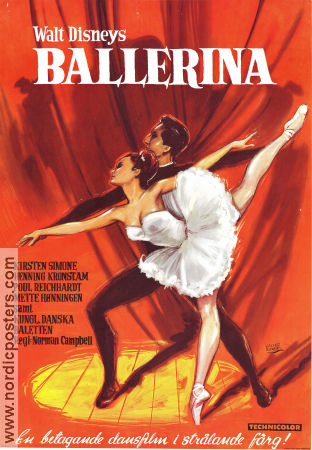 Ballerina 1967 movie poster Kirsten Simone Henning Kro Ballet Denmark