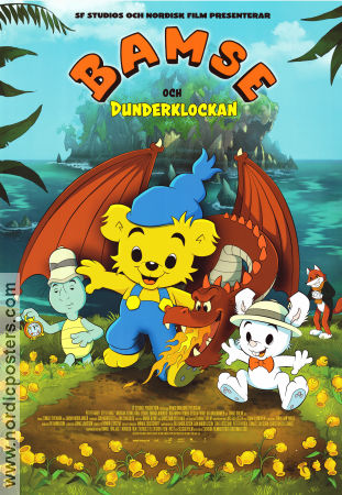 Bamse och dunderklockan 2018 movie poster Peter Haber Bamse Christian Ryltenius Animation