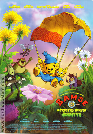 Bamse och världens minsta äventyr 2023 movie poster Rolf Lassgård Christian Ryltenius Animation