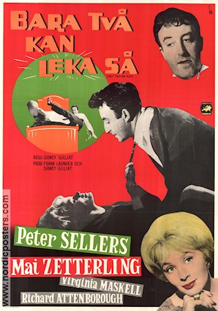 Only Two Can Play 1962 movie poster Peter Sellers Mai Zetterling