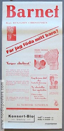 Barnet 1940 movie poster Benjamin Christensen Denmark