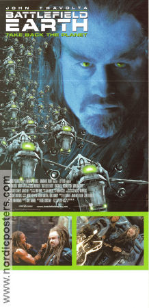 Battlefield Earth 2000 movie poster John Travolta Forest Whitaker Barry Pepper Roger Christian