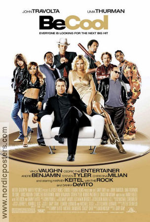 Be Cool 2005 movie poster John Travolta Uma Thurman Dwayne Johnson F Gary Gray