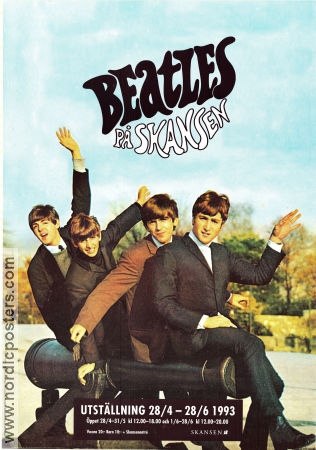 Beatles på Skansen 1993 movie poster Beatles Paul McCartney John Lennon Rock and pop