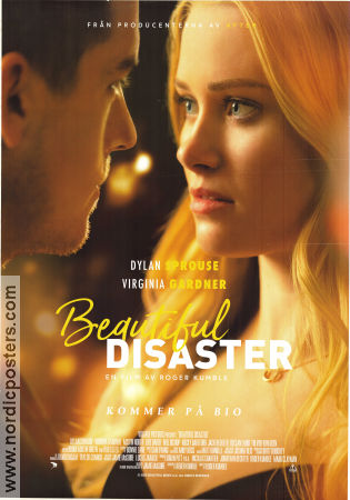 Beautiful Disaster 2023 movie poster Dylan Sprouse Virginia Gardner Austin North Roger Kumble