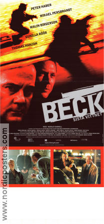 Beck sista vittnet 2002 movie poster Peter Haber Mikael Persbrandt Gunilla Röör Harald Hamrell Find more: Martin Beck Police and thieves From TV