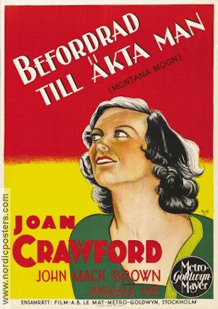 Montana Moon 1930 movie poster Joan Crawford