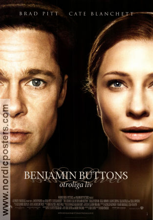 The Curious Case of Benjamin Button 2008 movie poster Brad Pitt Cate Blanchett Tilda Swinton David Fincher