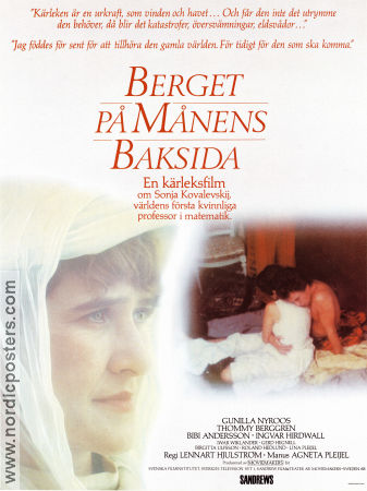 Berget på månens baksida 1983 movie poster Gunilla Nyroos Bibi Andersson Thommy Berggren Lennart Hjulström Writer: Agneta Pleijel