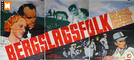 Bergslagsfolk 1937 movie poster Karin Ekelund Sten Lindgren