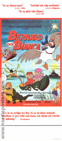 Bernard och Bianca 1977 poster Bob Newhart John Lounsbery Animerat