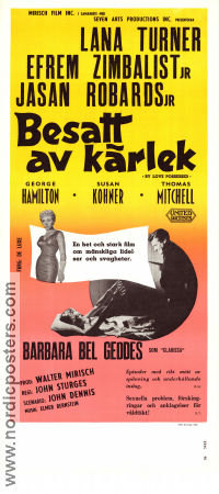 By Love Possessed 1961 movie poster Lana Turner Jason Robards Efrem Zimbalist Jr John Sturges