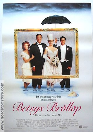 Betsy´s Wedding 1990 movie poster Madeline Kahn Molly Ringwald Alan Alda