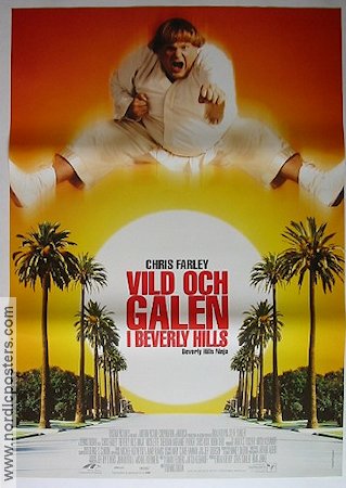 Beverly Hills Ninja 1997 movie poster Chris Farley Martial arts