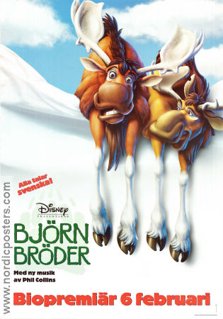 Brother Bear 2003 movie poster Joaquin Phoenix Aaron Blaise Animation