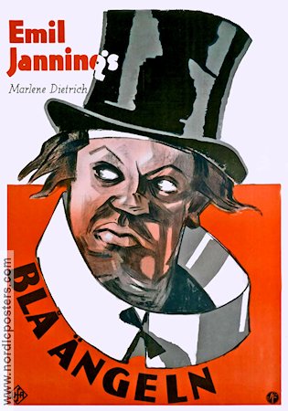 Der Blaue Engel 1930 movie poster Emil Jannings Marlene Dietrich Josef von Sternberg