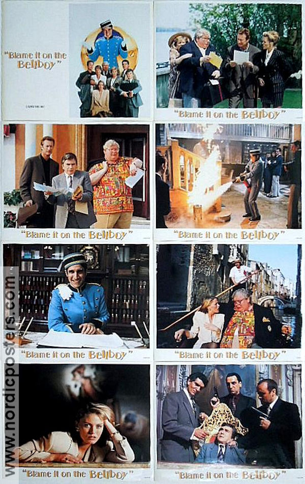 Blame it on the Bellboy 1992 lobby card set Bryan Brown Dudley Moore