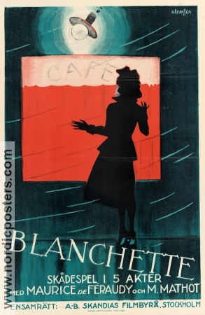 Blanchette 1921 movie poster Pauline Johnson Léon Mathot René Hervil