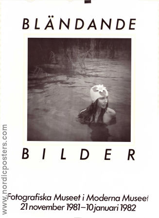 Bländande bilder utställning 1981 poster Fotografiska museet Moderna Museet Artistic posters