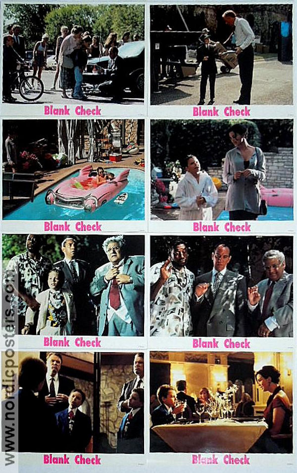 Blank Check 1994 lobbykort Brian Bonsall Karen Duffy James Rebhorn Rupert Wainwright Pengar