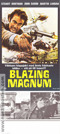 Una Magnum Special per Tony Saitta 1976 movie poster Stuart Whitman John Saxon Martin Landau Alberto De Martino Cars and racing Guns weapons