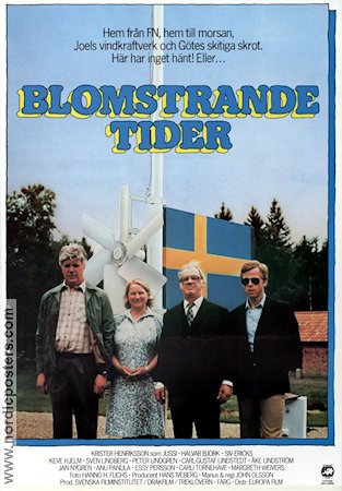 Blomstrande tider 1980 movie poster Siv Ericks John Olsson