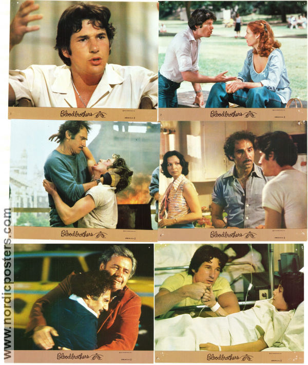 Bloodbrothers 1978 lobby card set Richard Gere Paul Sorvino Tony Lo Bianco Robert Mulligan Gangs