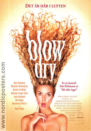 Blow Dry 2001 poster Alan Rickman Natasha Richardson Rachel Griffiths Paddy Breathnach Damer