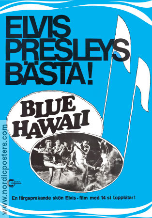 Blue Hawaii 1961 movie poster Elvis Presley Joan Blackman Angela Lansbury Norman Taurog Beach Musicals