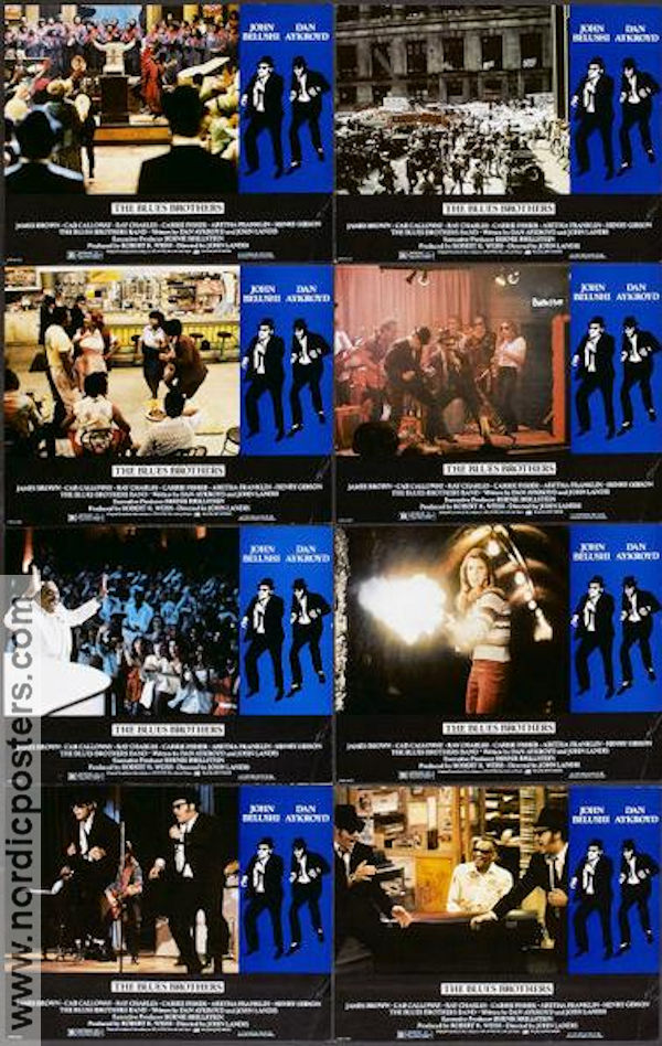 The Blues Brothers 1980 lobby card set John Belushi John Landis