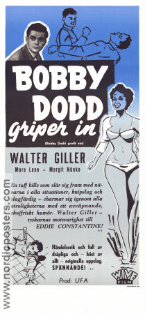 Bobby Dodd greift ein 1959 movie poster Walter Giller Margit Nünke Werner Peters Géza von Cziffra