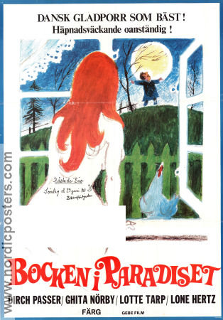 Det Tossede Paradis 1962 movie poster Dirch Passer Ghita Nörby Ove Sprogöe Hans W Petersen Gabriel Axel Denmark