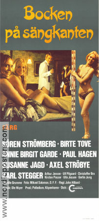 Motorvej på sengekanten 1972 movie poster Birte Tove Karl Stegger John Hilbard Denmark