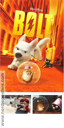 Bolt 2008 movie poster John Travolta Byron Howard Dogs