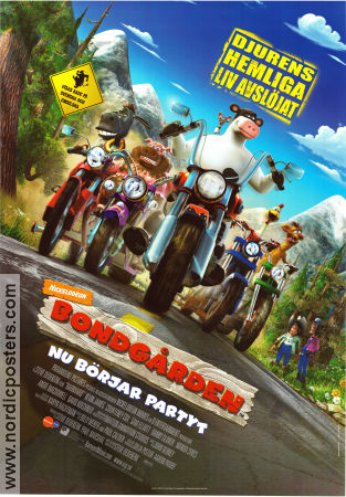 Barnyard 2006 movie poster Kevin James Steve Oedekerk Animation Motorcycles