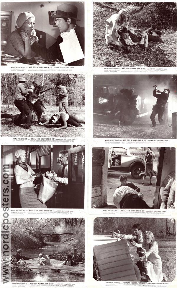 Bonnie and Clyde 1967 photos Warren Beatty Faye Dunaway Gene Hackman Arthur Penn