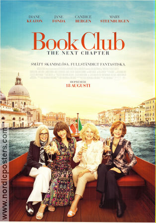 Book Club: The Next Chapter 2023 movie poster Diane Keaton Jane Fonda Candice Bergen Bill Holderman